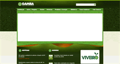 Desktop Screenshot of gamba.org.br