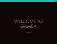 Tablet Screenshot of gamba.co.uk
